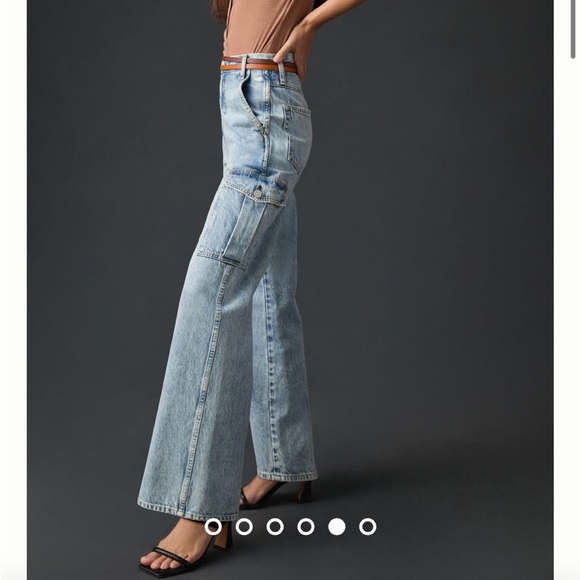 AMO Maya Cargo Denim Pants - Picture 5 of 16